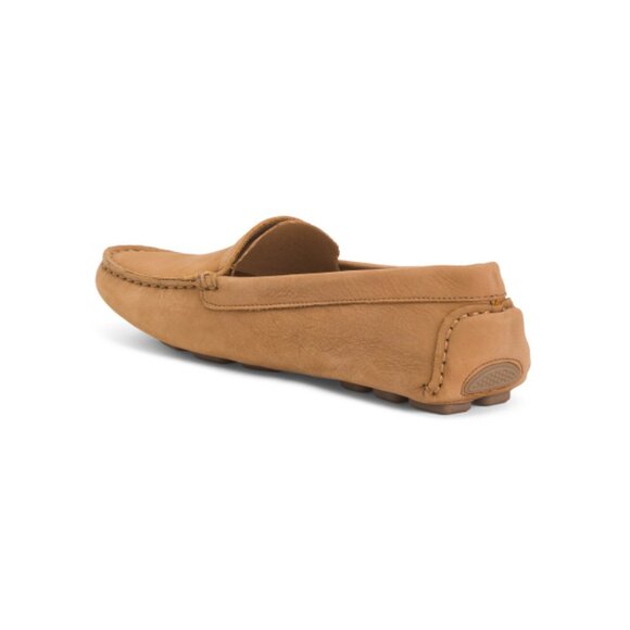 GH BASS Tan Made In Brazil Suede Dylan Driver Loafers - Picture 2 of 2